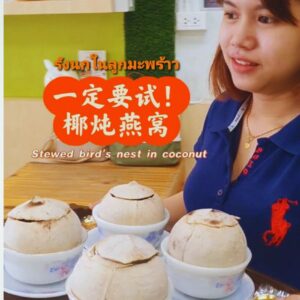 椰炖燕窝 Stewed bird's nest in coconut