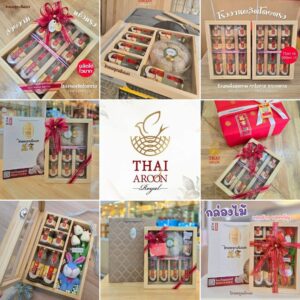 Gift Box รังนกแห้ง + เครื่องดื่มรังนก พรีเมียม ในกล่องไม้